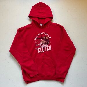 Baseball Red Graphic Hoodie